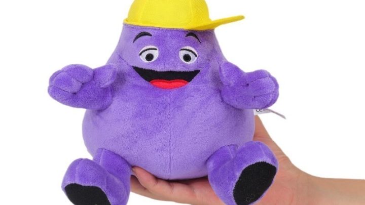 Grimace Soft Toy: A Plush Pal from McDonald’s